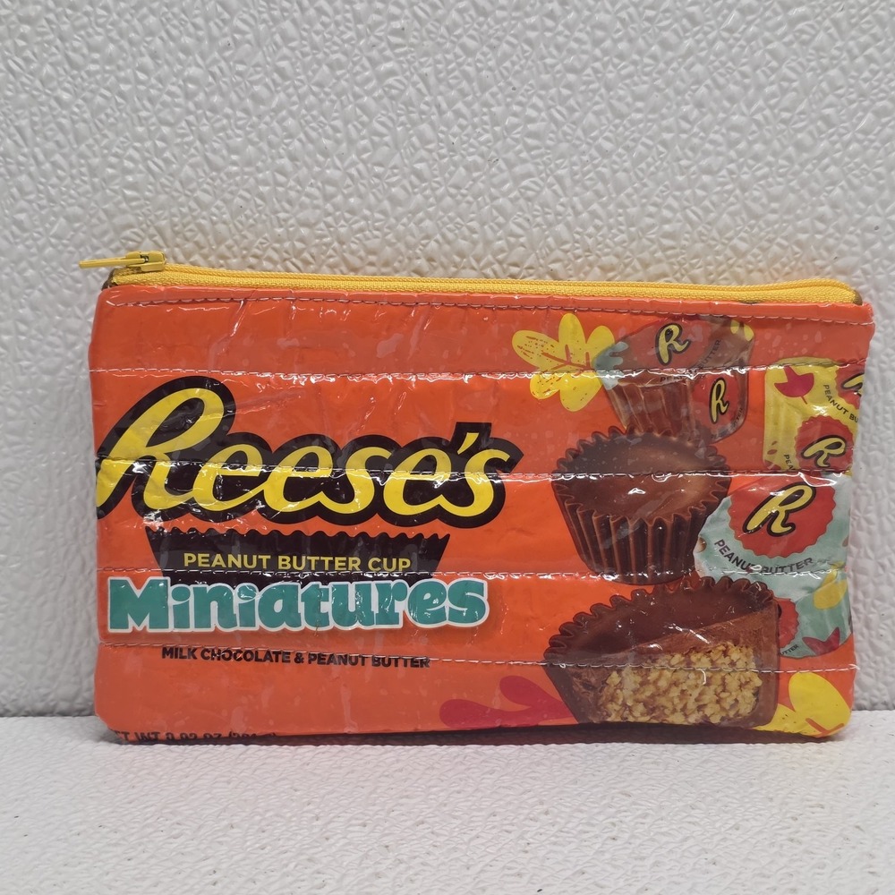 Reese Peanut Butter Cup Miniatures Zip Wallet Pouch Purse